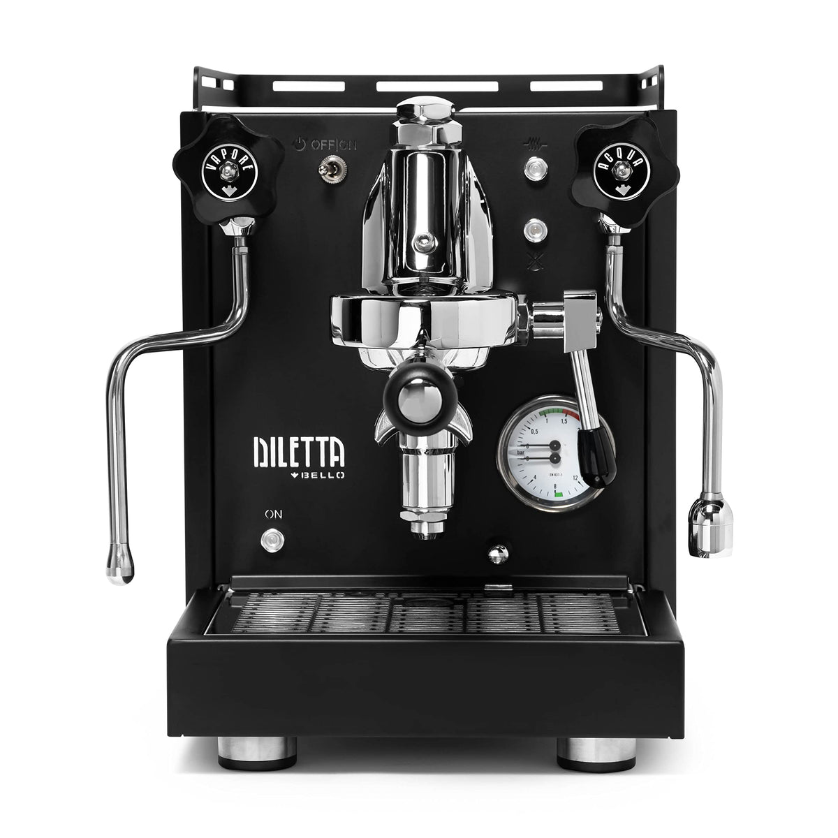 Diletta Bello Espresso Machine | Heat Exchanger | E61 | Manual Control | 3 Liter | Made In Italy | (Stainless Steel)
