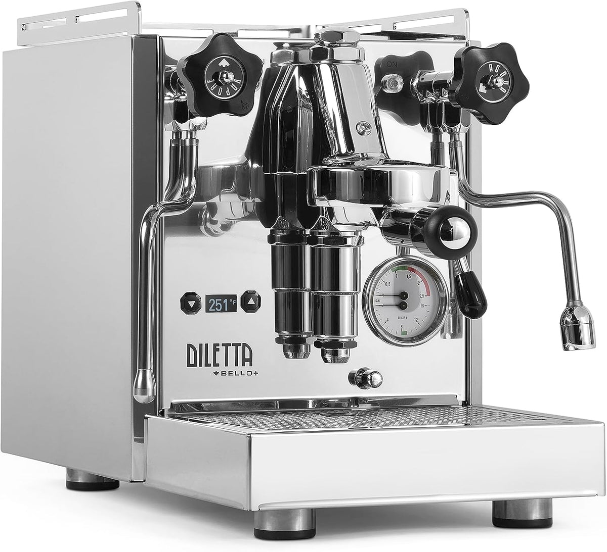 Stainless Steel Espresso Machine Bundle – PID & Shot Timer