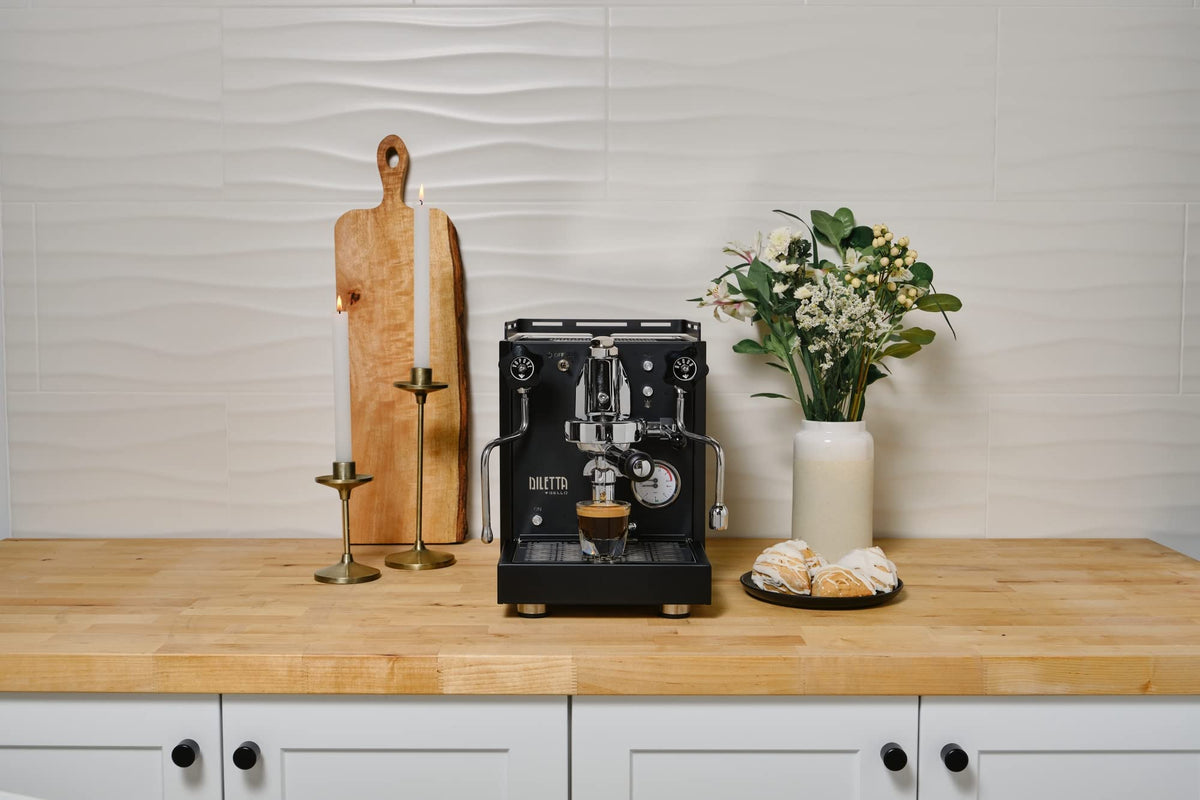 Diletta Bello Espresso Machine | Heat Exchanger | E61 | Manual Control | 3 Liter | Made In Italy | (Stainless Steel)