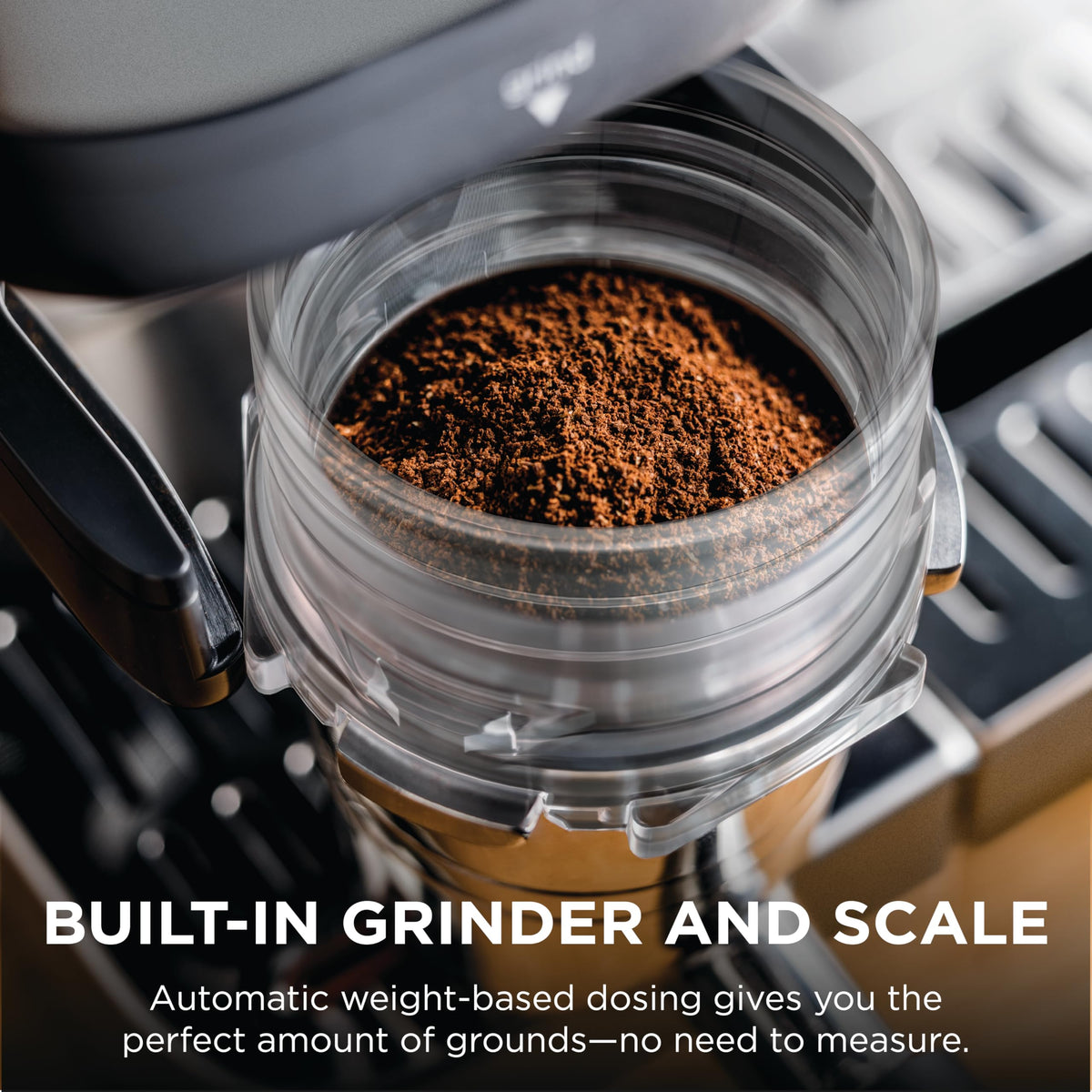 Ninja Luxe Café Premier 3-in-1 Espresso Machine, Drip Coffee, & Cold Brew | Built-in Grinder, Hands-Free Milk Frother, and Assisted Tamper for Cappuccinos & Lattes, Stainless Steel, ES601