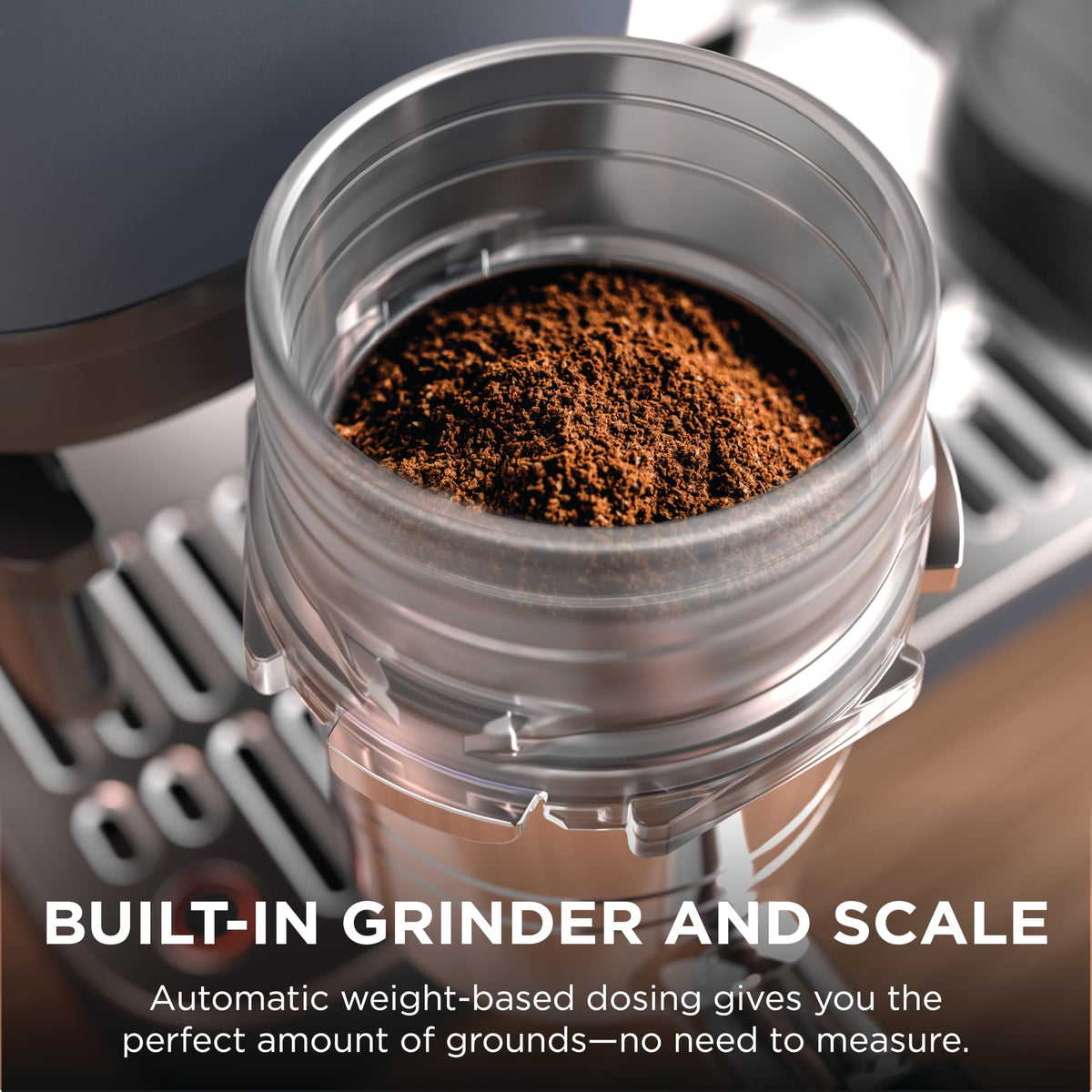 Ninja Luxe Café Premier 3-in-1 Espresso Machine, Drip Coffee, & Cold Brew | Built-in Grinder, Hands-Free Milk Frother, and Assisted Tamper for Cappuccinos & Lattes, Stainless Steel, ES601