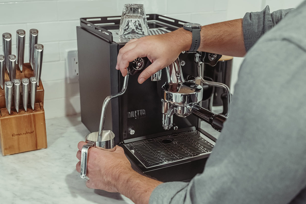 Diletta Bello Espresso Machine | Heat Exchanger | E61 | Manual Control | 3 Liter | Made In Italy | (Stainless Steel)